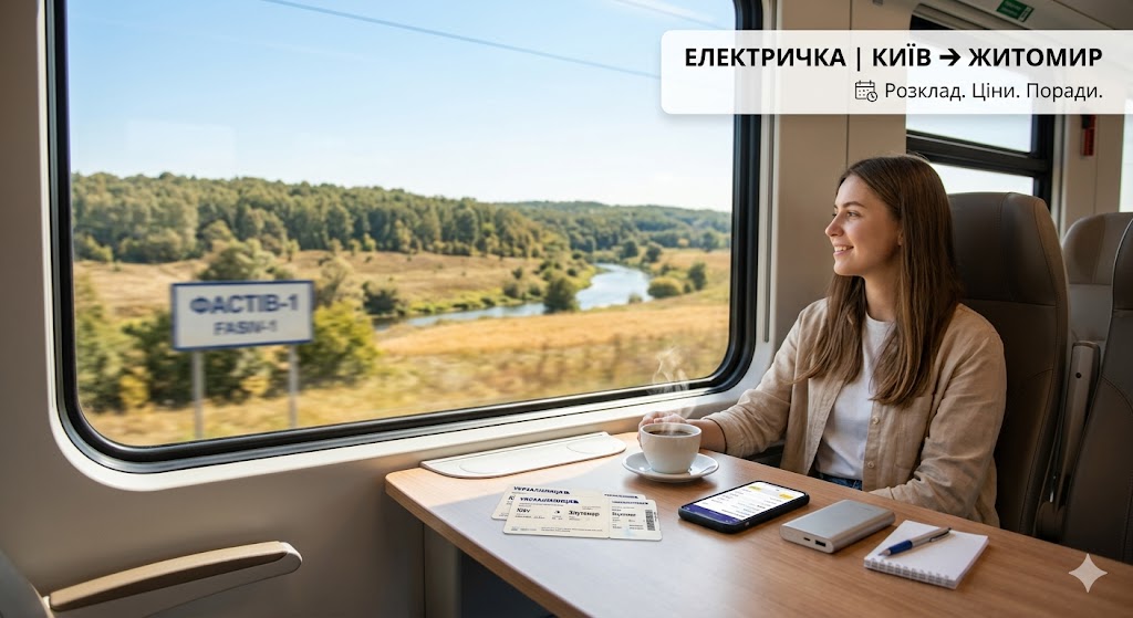 електричка київ житомир: розклад, ціни та поради
