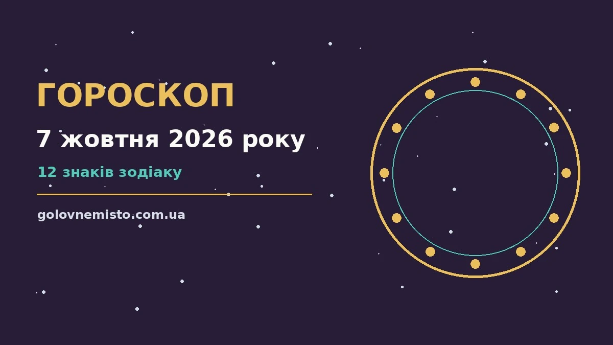 Гороскоп на 7 жовтня 2026 року: що підготували зорі для грошей і кохання